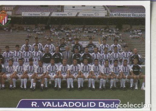 Coleccionismo deportivo: Cromos: Las fichas de la liga 95/96-Valladolid: plantilla - Varios