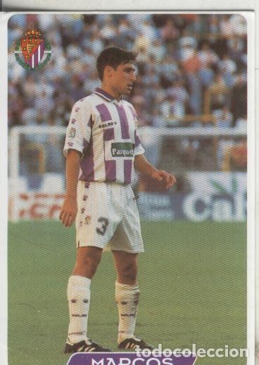 Colecionismo desportivo: Cromos: Las fichas de la liga 95/96-Valladolid: Marcos - Varios