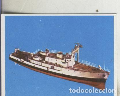Collezionismo sportivo: Cromos: La aventura de la velocidad numero 208: Nave oceanografica - Varios