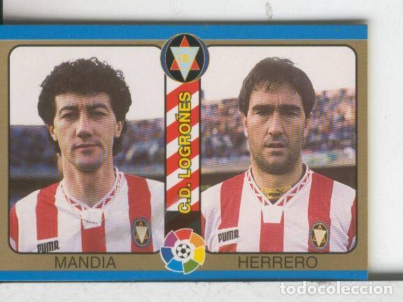 Collezionismo sportivo: Cromos: Futbol Total Liga 95: Logro&ntilde;es: Mandia y Herrero - Varios