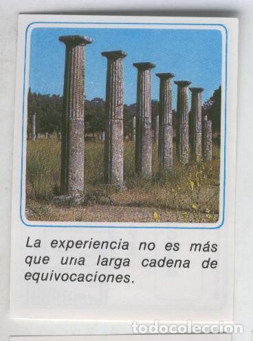 Collezionismo sportivo: Cromos: Mensajes de Alegria numerado 23 - Varios