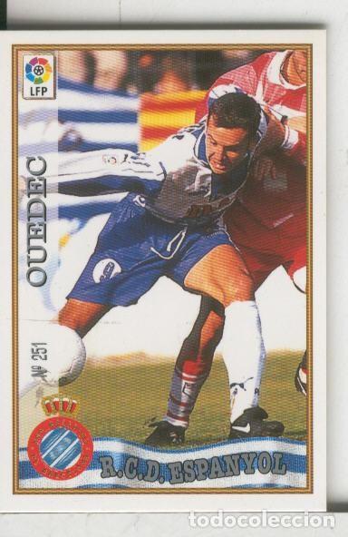 Collezionismo sportivo: Cromos: Las Fichas de la liga 97-98: R.C.D.Espanyol numero 251: Quedec - Varios