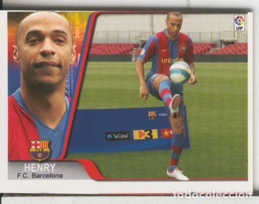 Collezionismo sportivo: Cromos: Liga 2007-2008: F.C.Barcelona numero 036: Henry - Varios