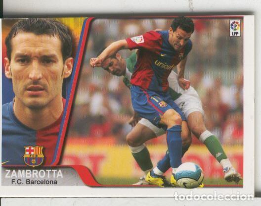 Collezionismo sportivo: Cromos: Liga 2007-2008: F.C.Barcelona numero 027: Zambrotta - Varios