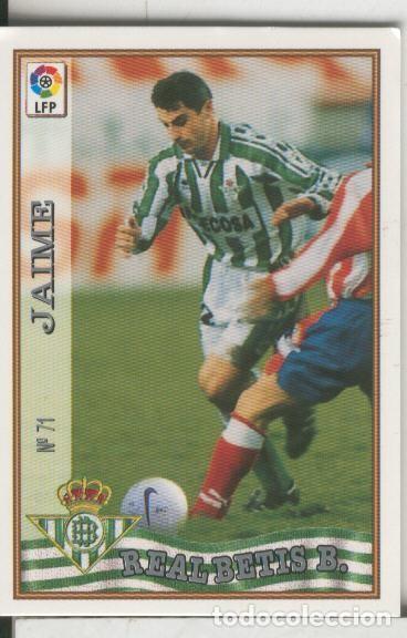 Collezionismo sportivo: Cromos: Las Fichas de la liga 97-98: Real Betis numero 071: Jaime - Varios