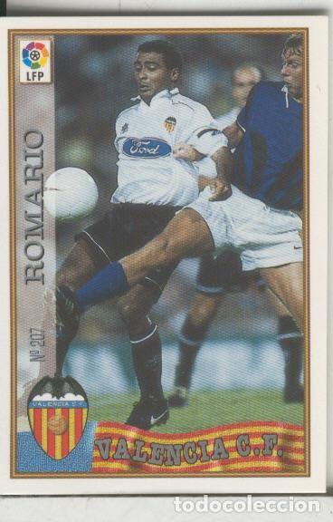 Coleccionismo deportivo: Cromos: Las Fichas de la liga 97-98: C.F.Valencia numero 207: Romario - Varios