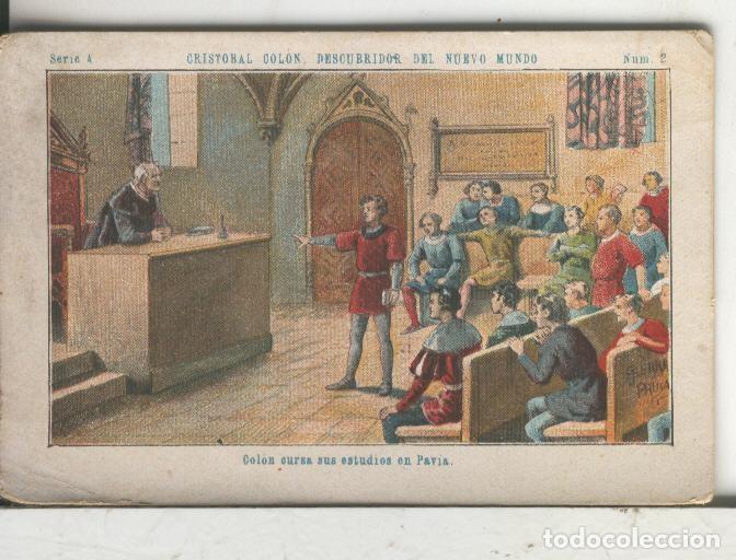 Sammelleidenschaft Sport: Chocolates Juncosa cromo Cristobal Colon numero 002 - Varios