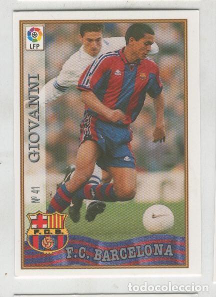 Collezionismo sportivo: Cromo Liga 97/98: F.C.Barcelona numero 41: Giovanni - Varios