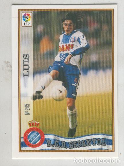 Sammelleidenschaft Sport: Cromo Liga 97/98: R.C.D.Espanyol numero 245: Luis - Varios