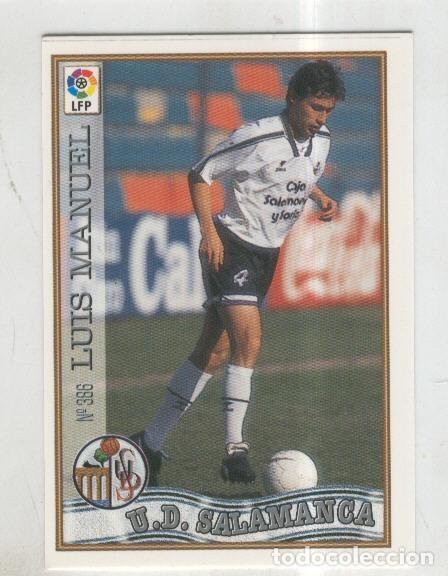 Coleccionismo deportivo: Cromo Liga 97/98: U.D.Salamanca numero 386: Luis Manuel - Varios