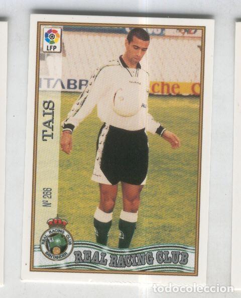 Colecionismo desportivo: Cromo Liga 97/98: Real Racing Club numero 266: Tais - Varios