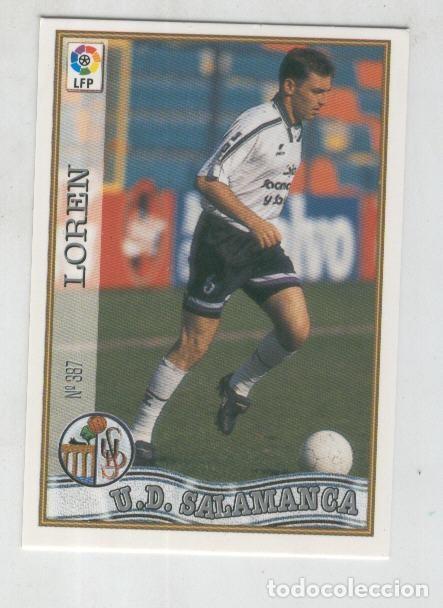 Colecionismo desportivo: Cromo Liga 97/98: U.D.Salamanca numero 387: Loren - Varios