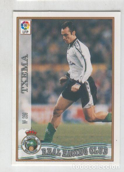 Colecionismo desportivo: Cromo Liga 97/98: Real Racing Club numero 269: Txema - Varios