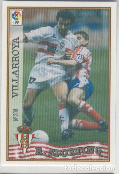 Colecionismo desportivo: Cromo Liga 97/98: R. Sporting numero 306: Villarroya - Varios