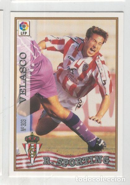 Colecionismo desportivo: Cromo Liga 97/98: R. Sporting numero 303: Velasco - Varios
