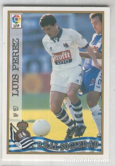 Colecionismo desportivo: Cromo Liga 97/98: Real Sociedad numero 157: Luis Perez - Varios