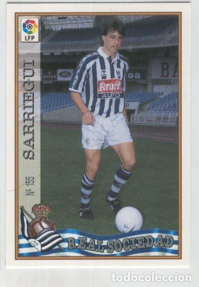 Colecionismo desportivo: Cromo Liga 97/98: Real Sociedad numero 155: Sarriegui - Varios