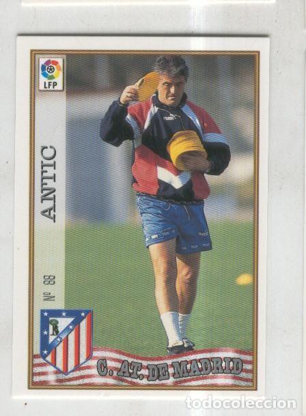 Sports collectibles: Cromo Liga 97/98: C.At.de Madrid numero 088: Antic (entrenador) - Varios