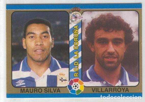 Collectionnisme sportif: Cromos: Futbol Total Liga 95: R.C.D.La Coru&ntilde;a numero 016: Mauro Silva y Villarroya - Varios
