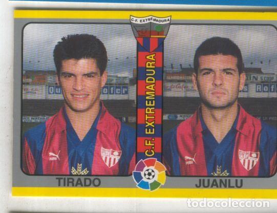 Collectionnisme sportif: Cromos: Futbol Total Liga 95: C.F.Extremadura. numero 296: Tirado y Juanlu - Varios