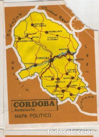 Collectionnisme sportif: Las provincias de Espa&ntilde;a cromo numero 046: Cordoba, roto en una esquina - Varios