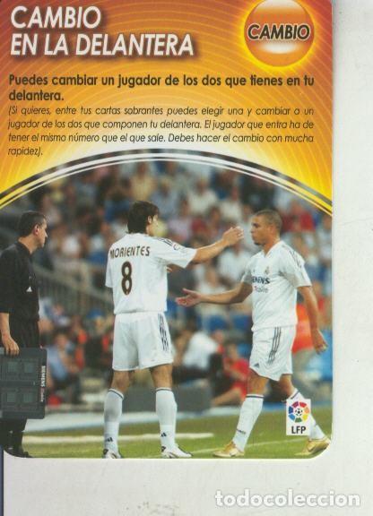 Coleccionismo deportivo: Derby Total 2004-2005: Medio tiempo: Cambio en la delantera - Varios