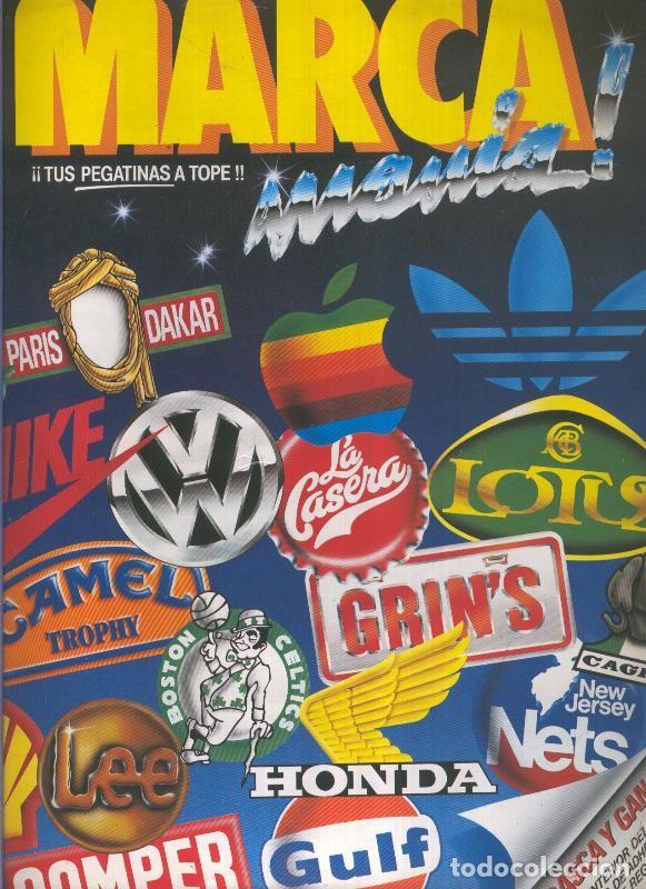 Coleccionismo deportivo: Album de Cromos: Marca mania (numerado 2 en interior portada) - Varios