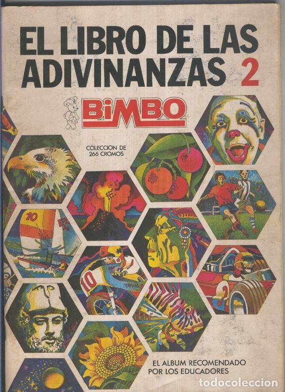 Coleccionismo deportivo: Album de Cromos: El libro de las adivinanzas numero 2 (ALBUM INCOMPLETO) - Varios