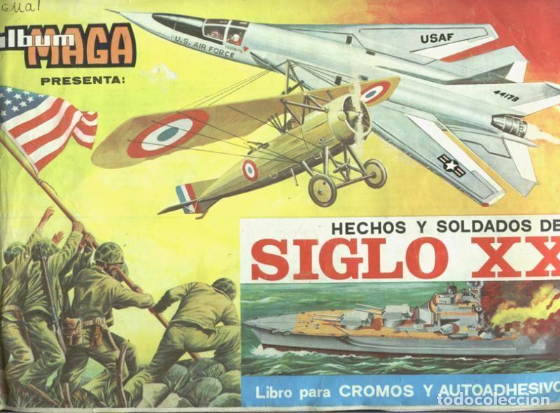 Coleccionismo deportivo: Album de Cromos: Hechos y Soldados del siglo XX - Varios