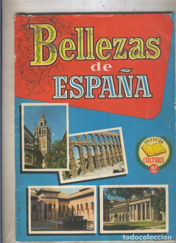 Coleccionismo deportivo: Album de Cromos: Bellezas de Espa&ntilde;a, coleccion Cultura sexta serie - Varios