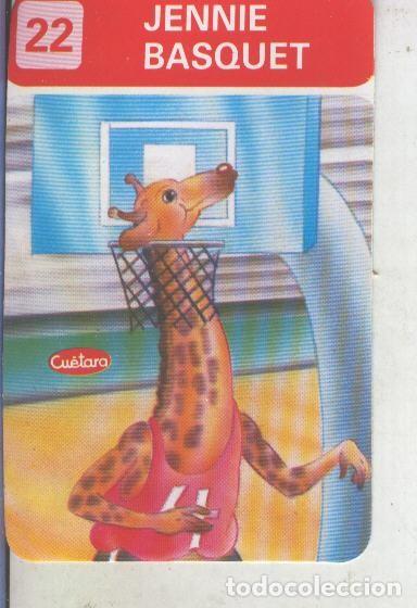 Coleccionismo deportivo: Cromos Los Zoolimpicos de Tostarica de Cuetara numero 22: Jennie Basquet - Varios