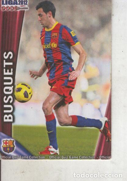 Collezionismo sportivo: Cromo Liga 2012: Busquets del Bar&ccedil;a - Varios