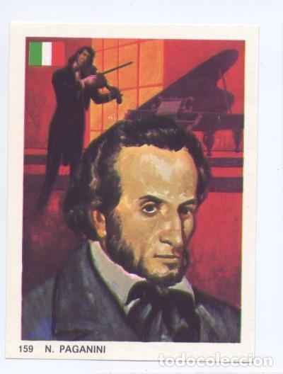 Sports collectibles: Cromos: Hombres Famosos numero 154: N.Paganini - Varios
