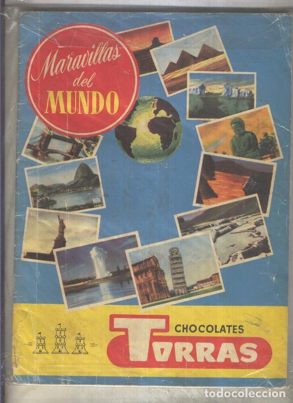 Coleccionismo deportivo: Album de Cromos: Maravillas del Mundo (albun incompleto) - Varios