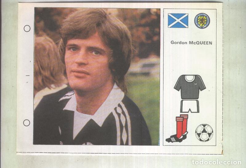 Coleccionismo deportivo: Estrellas del Mundial 82 numero 053: Gordon McQueen (Escocia) - Varios
