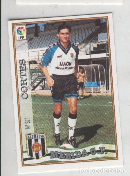 Coleccionismo deportivo: Cromo Liga 97/98: C.P.Merida numero 371: Cortes - Varios