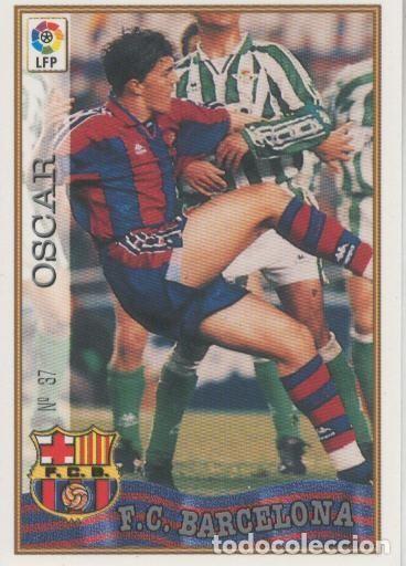 Coleccionismo deportivo: Cromo Liga 97/98: F.C.Barcelona numero 037: Oscar - Varios