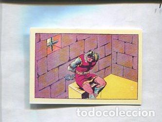 Sports collectibles: Facsimil: Cromo El Guerrero del Antifaz serie 3: La Marquesita de Pe&ntilde;arrosa numero 44 - Manuel Gago