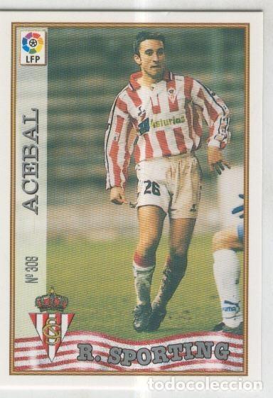 Collezionismo sportivo: Cromo Liga 97/98: R. Sporting numero 308: Acebal - Varios