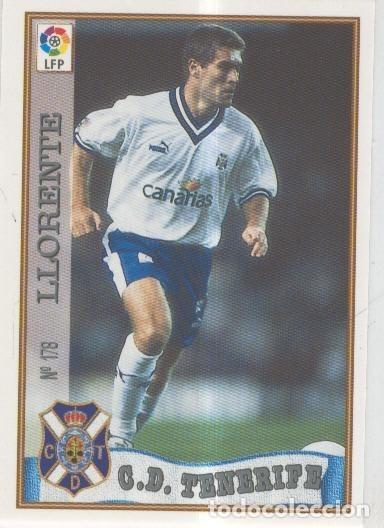 Colecionismo desportivo: Cromo Liga 97/98: C.D.Tenerife numero 178: Llorente - Varios