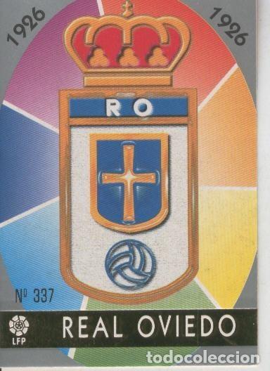 Colecionismo desportivo: Cromo Liga 97/98: Real Oviedo numero 337: Escudo - Varios