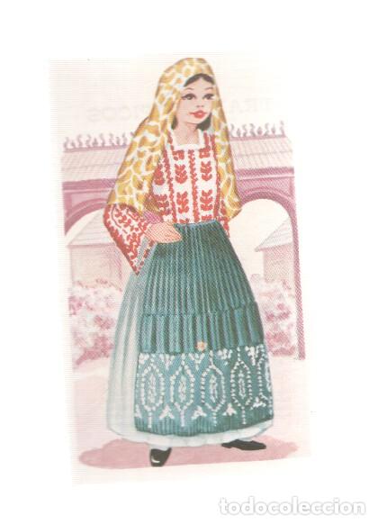 Colecionismo desportivo: Cromos: Trajes tipicos de todo el mundo numero 194: Rumania - Varios