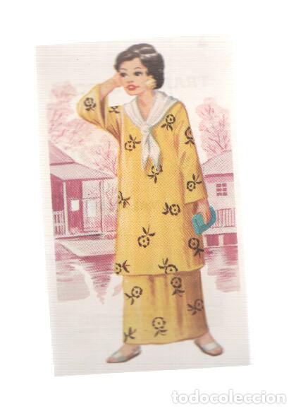 Collezionismo sportivo: Cromos: Trajes tipicos de todo el mundo numero 064: Malasia - Varios