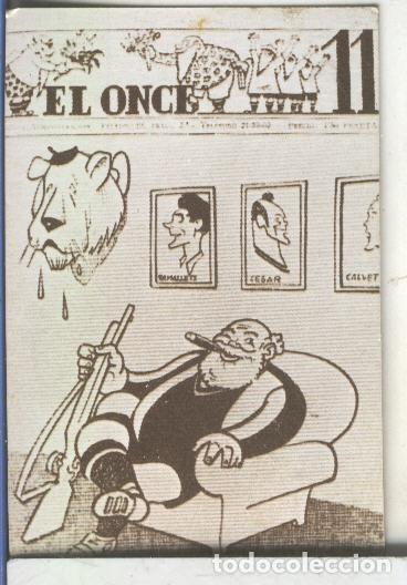 Sammelleidenschaft Sport: Cromos: Catalunya porta del mundial 82 numero 084: Dibuixo de Castanys para la revista Once - Varios