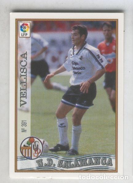 Sammelleidenschaft Sport: Cromo Liga 97/98: U.D.Salamanca numero 391: Vellisca - Varios