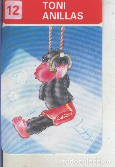 Sports collectibles: Cromos Los Zoolimpicos de Tostarica de Cuetara numero 12: Toni anillas - Varios