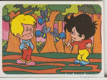 Collectionnisme sportif: Cromos: Juego de refranes numero 54: En boca cerrada no entran moscas - Varios