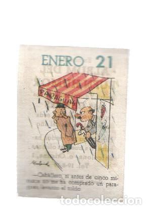 Sports collectibles: Cromo: album del buen humor de la firma Potax : 21 de enero, dibujo de Munta&ntilde;ola