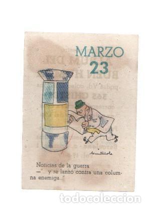 Sports collectibles: Cromo: album del buen humor de la firma Potax : 23 de marzo, dibujo de Munta&ntilde;ola