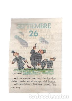 Coleccionismo deportivo: Cromo: album del buen humor de la firma Potax : 26 de septiembre, dibujo de Munta&ntilde;ola
